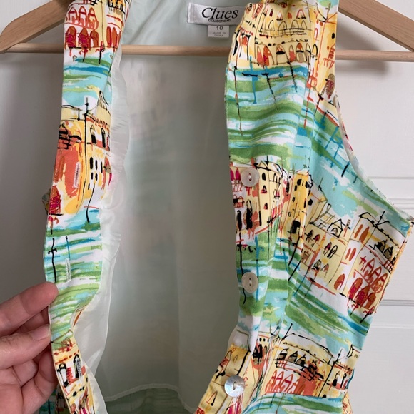 Clues Collection a-line, stretch dress size 10 - Picture 5 of 11